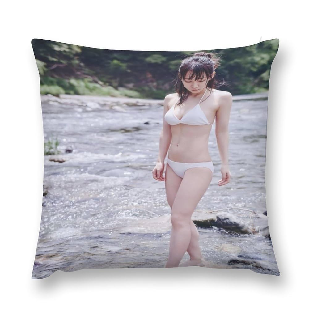 Amazon｜吉岡里帆 抱き枕カバー クッションカバー 枕カバー 可愛
